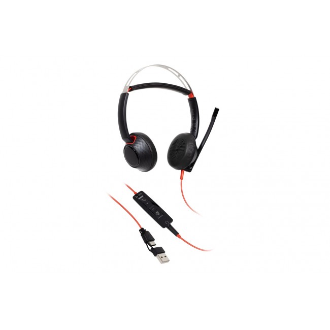 Poly Blackwire 5220 USB-C zertifiziert f r Skype/MS Teams