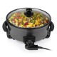 Tristar | Multifunctional grill pan XL | PZ-9135 | Diameter 30 cm | Grill | 1500 W | Lid included | Fixed handle | Black Tristar | Multifunctional grill pan XL | PZ-9135 | Diameter 30 cm | Grill | 1500 W | Lid included | Fixed handle | Black