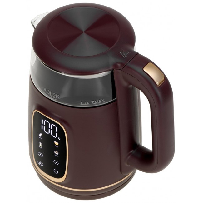 ADLER AD 1305 burgundy electric kettle ADLER AD 1305 burgundy electric kettle