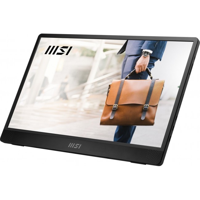 MSI PRO MP161 E2U portable TV/monitor Portable monitor Black 39.6 cm (15.6 MSI PRO MP161 E2U portable TV/monitor Portable monitor Black 39.6 cm (15.6
