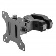 Maclean MC-983 LED LCD Monitor Pole Mount Bracket 8kg Holder Pipe Tube Diameter 28-60mm 17-32'' Screen