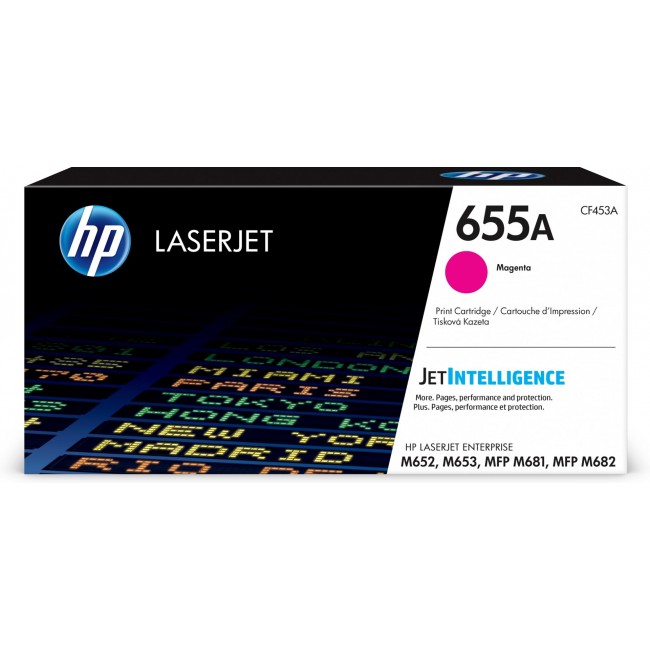 HP 655A Magenta Original LaserJet Toner Cartridge HP 655A Magenta Original LaserJet Toner Cartridge