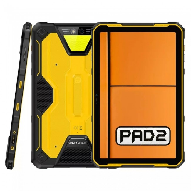 Ulefone Armor Pad 2 8/256GB LTE Black and yellow tablet without charger Ulefone Armor Pad 2 8/256GB LTE Black and yellow tablet without charger