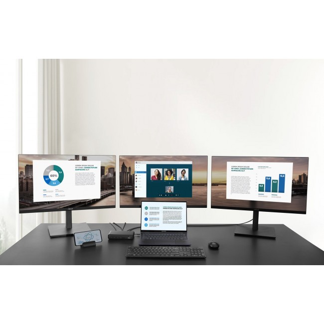 ASUS Triple Display USB-C Dock DC300 Docking USB 3.2 Gen 2 (3.1 Gen 2) Type-C Black