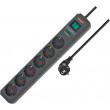 Brennenstuhl 1159710515 power extension 5 m 6 AC outlet(s) Indoor Anthracite
