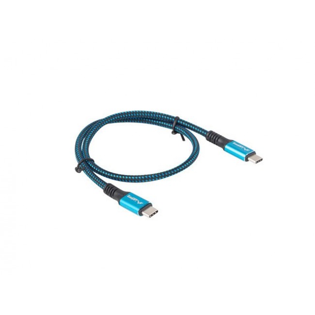 Lanberg CA-CMCM-45CU-0005-BK USB cable USB4 Gen 2x2 0.5 m USB C Black, Blue