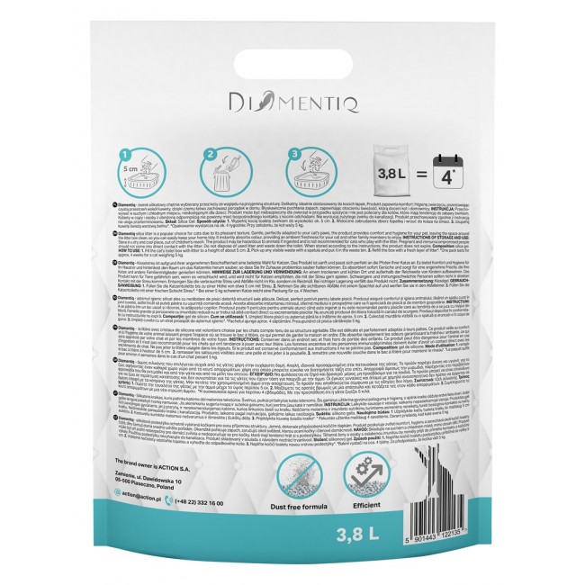 DIAMENTIQ Ocean Breeze - Cat litter - 3,8 l DIAMENTIQ Ocean Breeze - Cat litter - 3,8 l