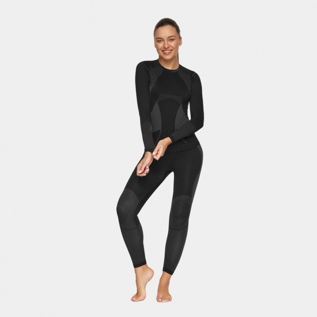 Women's Thermoactive Underwear Alpinus Active Base Layer Set black-grey GT43253 XL Women's Thermoactive Underwear Alpinus Active Base Layer Set black-grey GT43253 XL