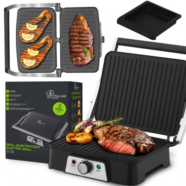 Extralink Smart Life Electric Grill SJ-36 | Electric Grill | 2000W, Temperature Control Grill Extralink Smart Life Electric Grill SJ-36 | Electric Grill | 2000W, Temperature Control Grill