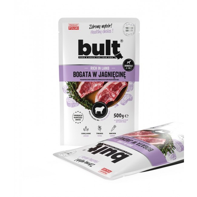 BULT Rich in lamb - wet dog food - 500g BULT Rich in lamb - wet dog food - 500g