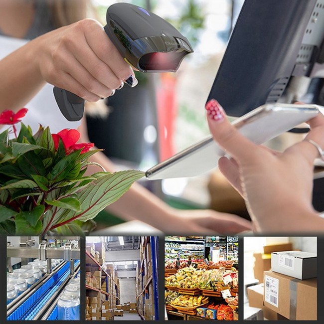 Qoltec 50856 Wireless barcode scanner 1D 2D | 2.4GHz Qoltec 50856 Wireless barcode scanner 1D 2D | 2.4GHz