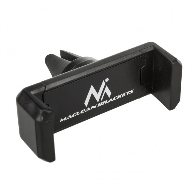Maclean car phone holder, universal, for ventilation grille, min / max spacing: 54 / 87mm material: ABS, MC-321 Maclean car phone holder, universal, for ventilation grille, min / max spacing: 54 / 87mm material: ABS, MC-321