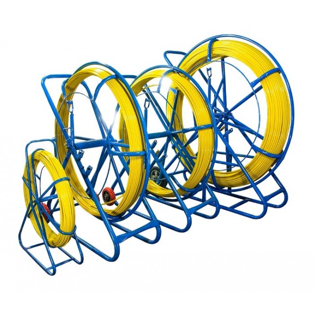 FIBERGLASS CABLE PULLER 4.5mm / 75m (REMOTE CONTROL / STEEL) PE + STAND FIBERGLASS CABLE PULLER 4.5mm / 75m (REMOTE CONTROL / STEEL) PE + STAND