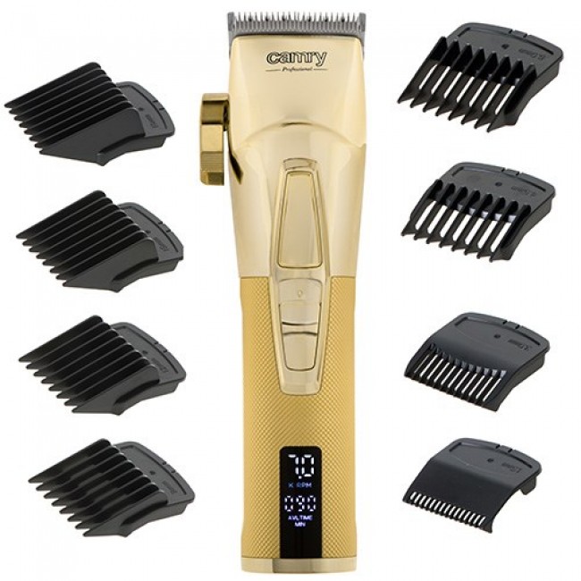 Camry | Premium Hair Clipper | CR 2835g | Cordless | Number of length steps 1 | Gold Camry | Premium Hair Clipper | CR 2835g | Cordless | Number of length steps 1 | Gold