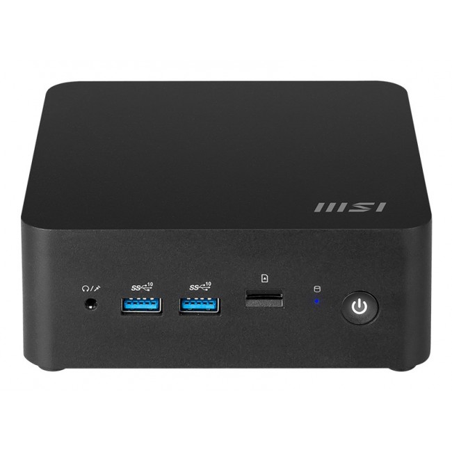 MSI CUBI NUC AI 1UMG-019BEU PC/workstation barebone Black 125H Intel SoC MSI CUBI NUC AI 1UMG-019BEU PC/workstation barebone Black 125H Intel SoC