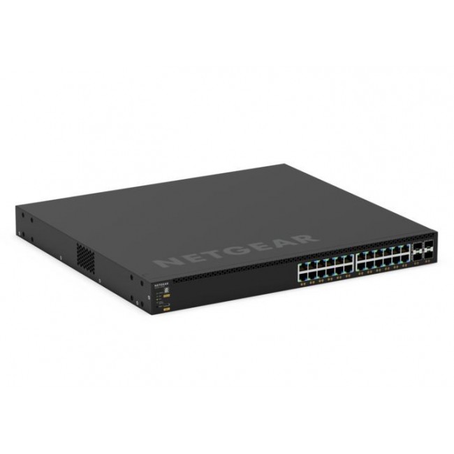 NETGEAR GSM4328-100AJS Managed L3 Gigabit Ethernet (10/100/1000) Power over Ethernet (PoE) 1U Black