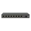 LevelOne GEP-0925 network switch Unmanaged 2.5G Ethernet (100/1000/2500) Power over Ethernet (PoE) Black