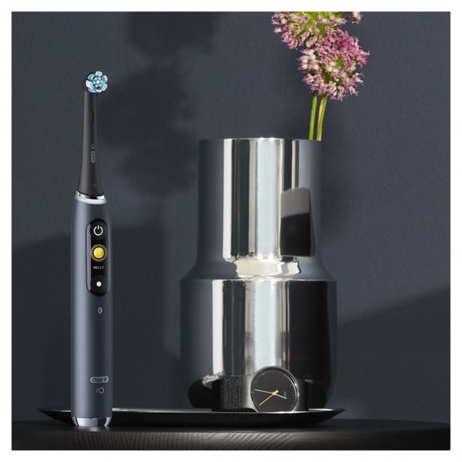 Oral-B iO 80363731 electric toothbrush Adult Rotating-oscillating toothbrush Black, Silver