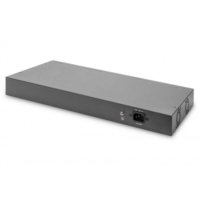 Digitus 24-Port Gigabit Switch, 19 Inch, Managed, 2 Uplinks Digitus 24-Port Gigabit Switch, 19 Inch, Managed, 2 Uplinks
