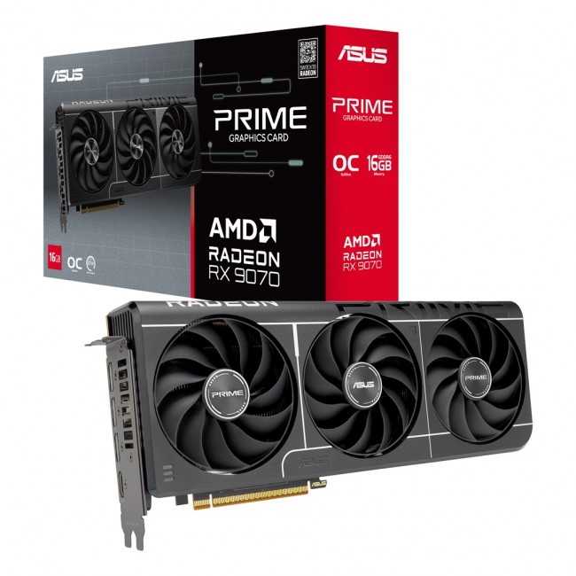 ASUS Prime -RX9070-O16G-EVO AMD Radeon RX 9070 16 GB GDDR6 ASUS Prime -RX9070-O16G-EVO AMD Radeon RX 9070 16 GB GDDR6