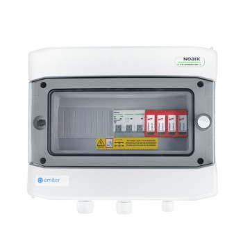 Switchgear attached AC Hermetic IP65 EMITTER With AC Dehn Type 2 Surge Arrester , 50A 3-F