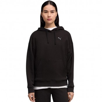 Bluza damska Puma ESS Elevated Comfort Hoodie czarna 691814 01 M
