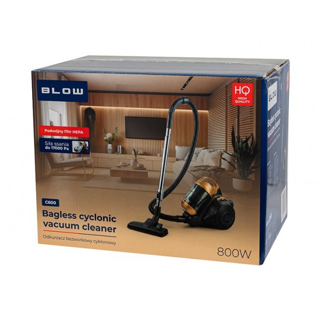 BLOW C600 800W cyclonic bagless vacuum cleaner