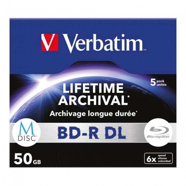Verbatim MDISC BD-R DL 50 GB 5 pc(s)