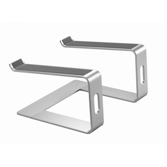 Gembird NBS-D1-01 laptop stand Aluminium, Silver 39.6 cm (15.6