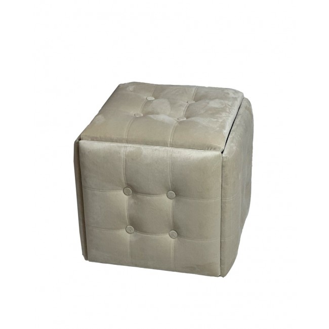 Puff-transformer 5in1 - 5 stools in 1 pouffe cream velvet 2250