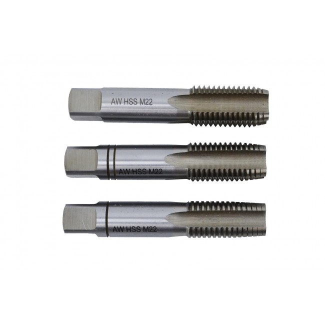 AWTOOLS TAP M2 HSS M24x3,00 set 3pcs.