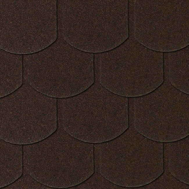 BEAVER ROOF SHINGLE BROWN 1 PCS 0.16M2, 1 OPK. 3.85M2