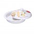 Apple pie platter with lid Goloserie - White, 27 cm