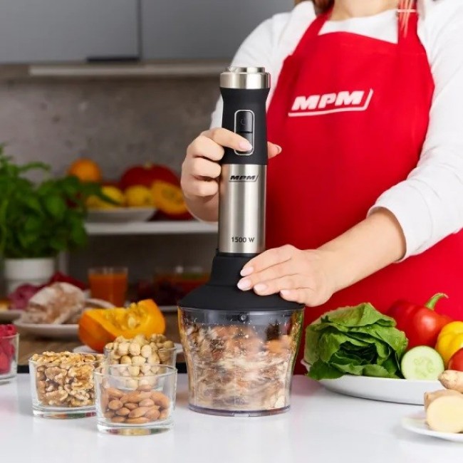 MPM MBL-42M hand blender - set 1500 W Black MPM MBL-42M hand blender - set 1500 W Black