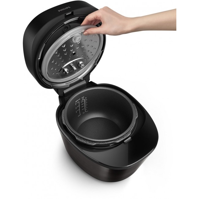 Philips | HD2151/40 | All-in-one Pressure Cooker | 1000 W | 5 L | Number of programs 12 | Black Philips | HD2151/40 | All-in-one Pressure Cooker | 1000 W | 5 L | Number of programs 12 | Black