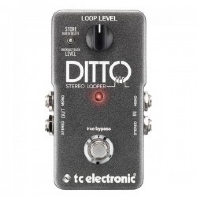 TC Electronic Ditto Stereo Looper Pedal Black TC Electronic Ditto Stereo Looper Pedal Black
