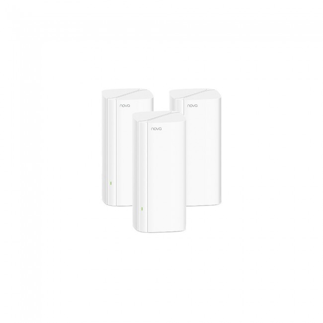 Tenda EX12 Dual-band (2.4 GHz / 5 GHz) AX3000 System Mesh Wi-Fi 6 (3-Pack) White Tenda EX12 Dual-band (2.4 GHz / 5 GHz) AX3000 System Mesh Wi-Fi 6 (3-Pack) White