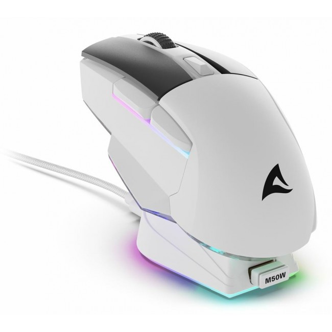 Sharkoon SGM50W mouse Gaming Right-hand RF Wireless + USB Type-A Optical 6400 DPI