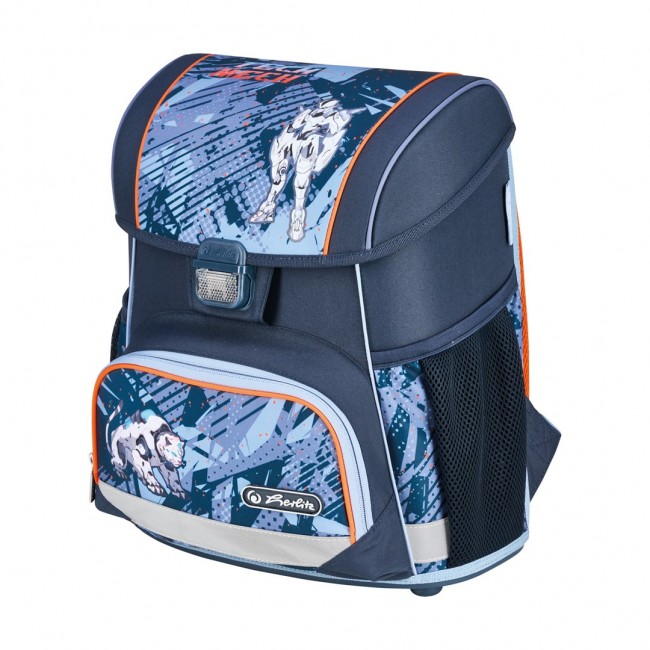 Herlitz Loop Plus TechMech school bag set Boy Polyester Blue, Orange Herlitz Loop Plus TechMech school bag set Boy Polyester Blue, Orange