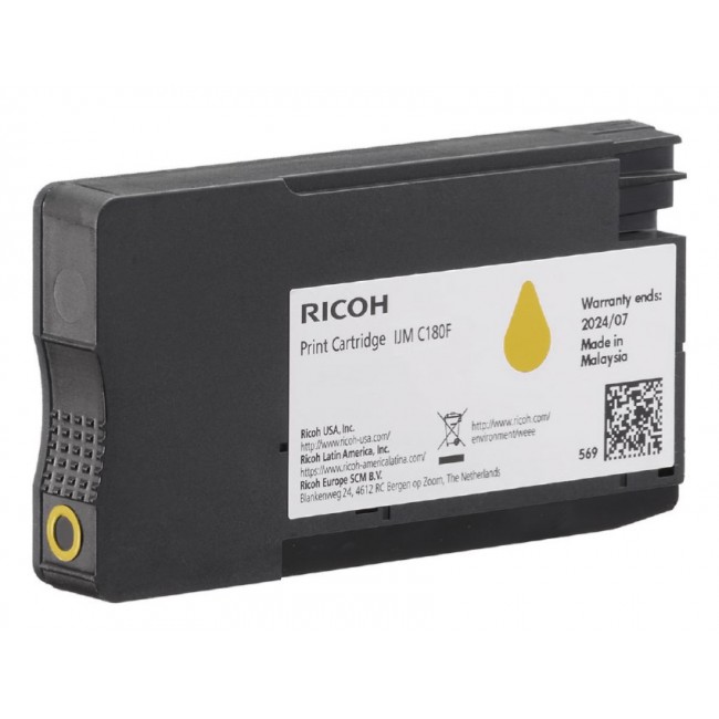 Ricoh 408520 toner cartridge 1 pc(s) Original Yellow