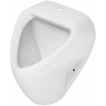 Hanging urinal - water connection from the top