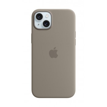 Apple iPhone 15 Plus Silicone Case with MagSafe - Clay Apple iPhone 15 Plus Silicone Case with MagSafe - Clay
