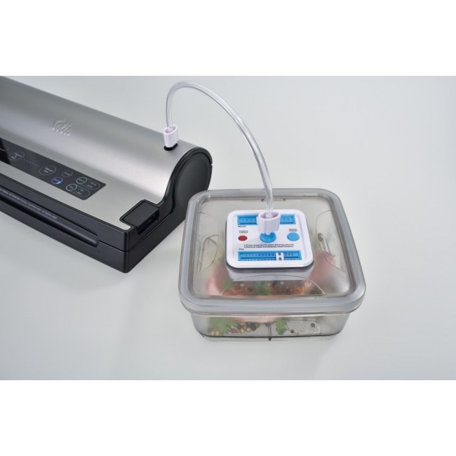 Solis Vac Prestige vacuum sealer 800 mbar Black, Stainless steel