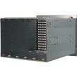 Inter-Tech 3U-30248 Rack Black, Stainless steel
