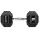 HMS HEX PRO 18 kg dumbbell black