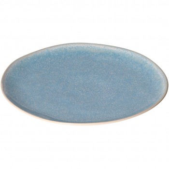 ROSE&TULIPANI CONCERTO FUSE AZZURRO Round serving plate 32 cm