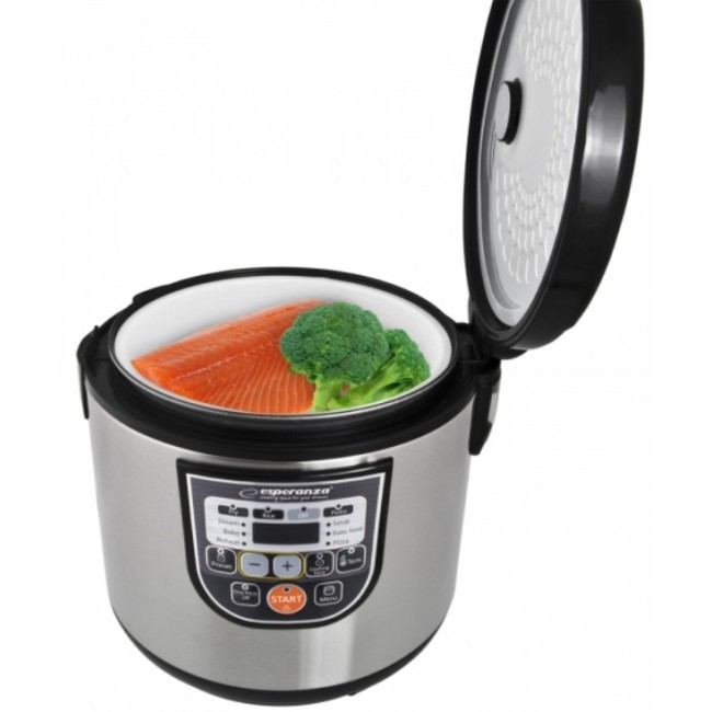 Esperanza EKG011 multi cooker 5 L 860 W Black, Stainless steel Esperanza EKG011 multi cooker 5 L 860 W Black, Stainless steel