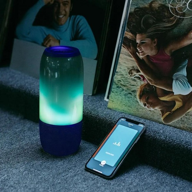 Wireless LED speaker V-TAC SMART VT-7456 RGB Bluetooth 2x3W (SKU 8569) Blue Wireless LED speaker V-TAC SMART VT-7456 RGB Bluetooth 2x3W (SKU 8569) Blue