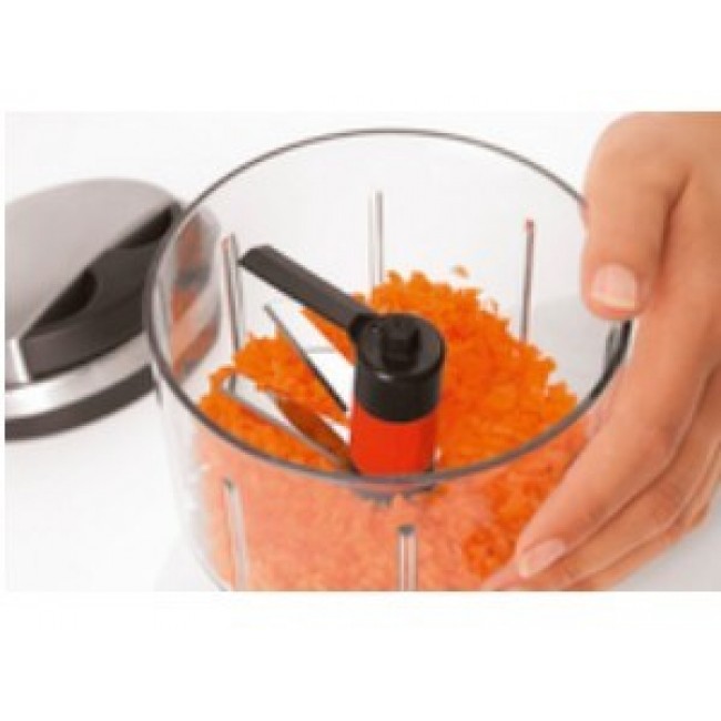 R SLE 16272 manual food chopper Black, Red, Stainless steel, Transparent