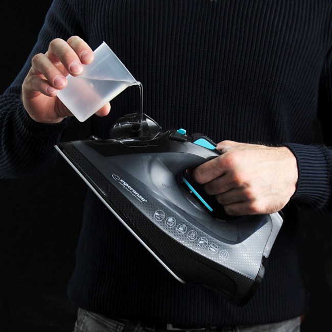 Esperanza EHI010 Steam iron Ceramic soleplate Grey, Black 2600 W